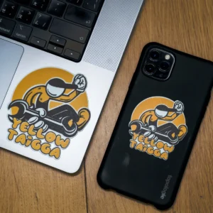 小黑人技師貼紙 車貼