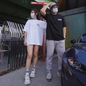 紅竿隨人 短袖T-Shirt